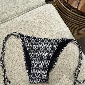 Thomas Wylde Black and White Bikini Bottom